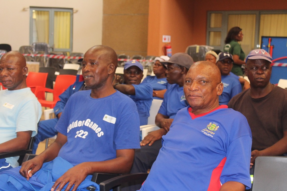  The Limpopo Department of Sport, Arts and Culture in collaboration with the Department Social Development held a vibrant send-off ceremony this morning, for the older persons in Polokwane. The Golden Games Team Limpopo is heading to Mpumalanga for the annual National Golden Games